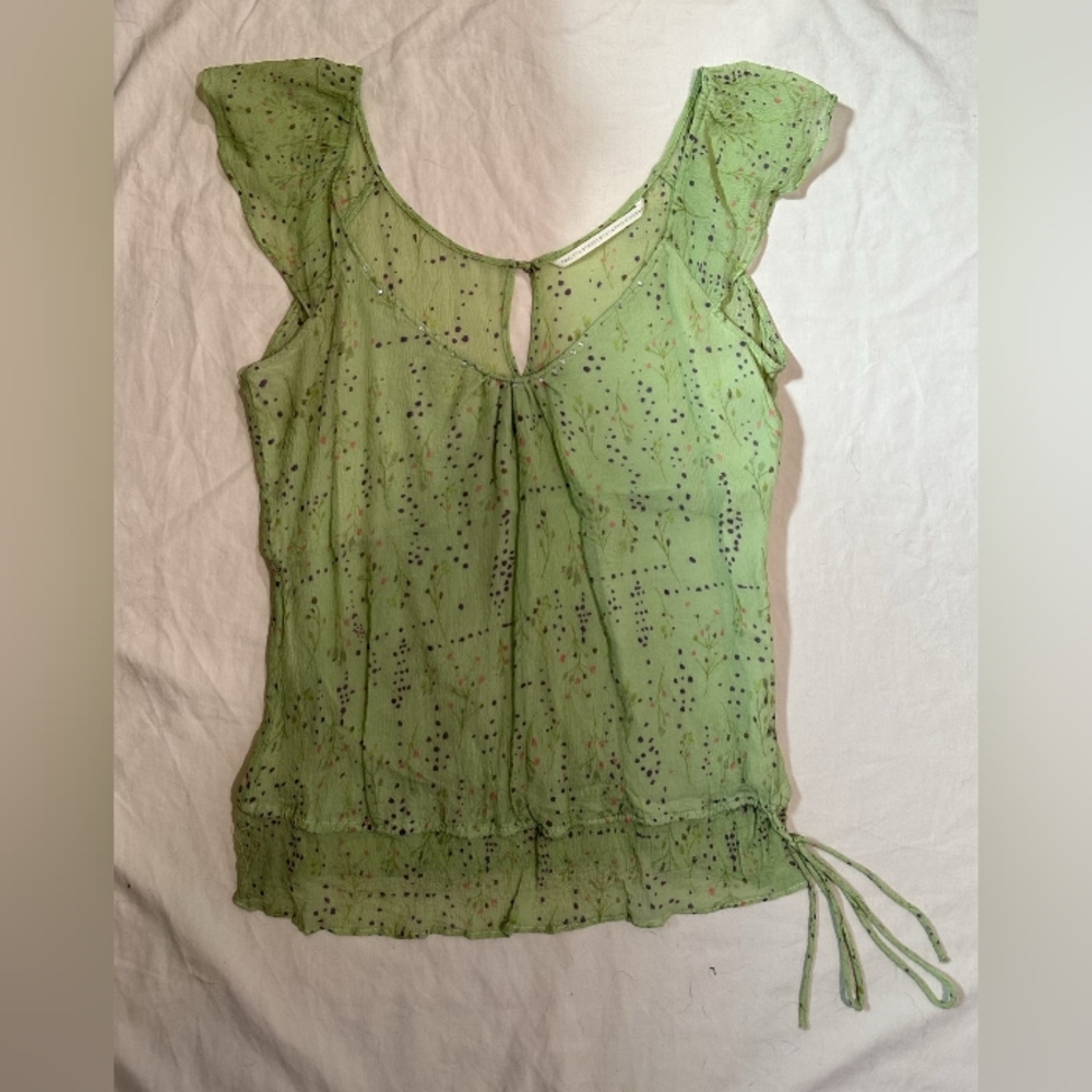 Twelfth Street by Cynthia Vincent Green Blouse